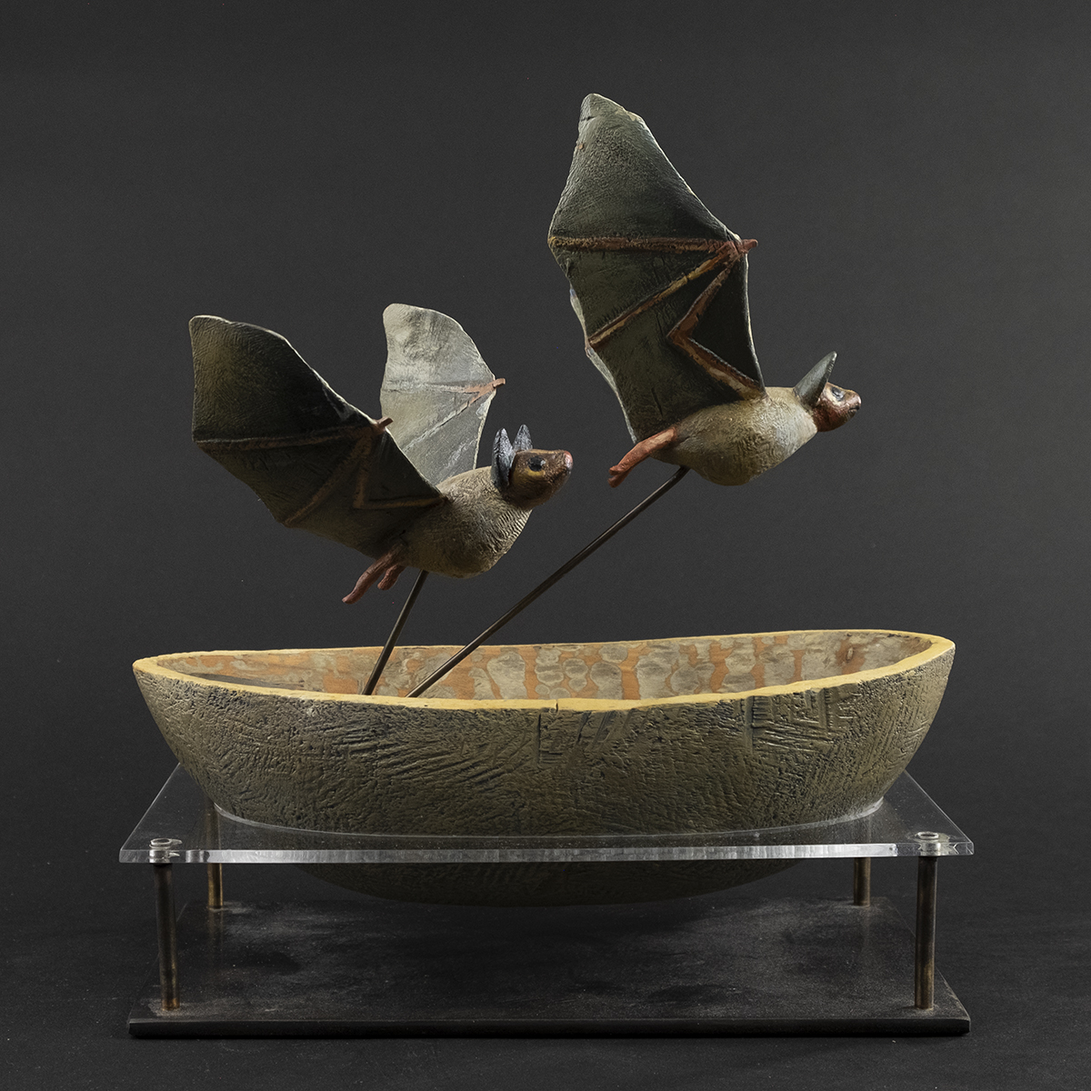 A boat of flying bats