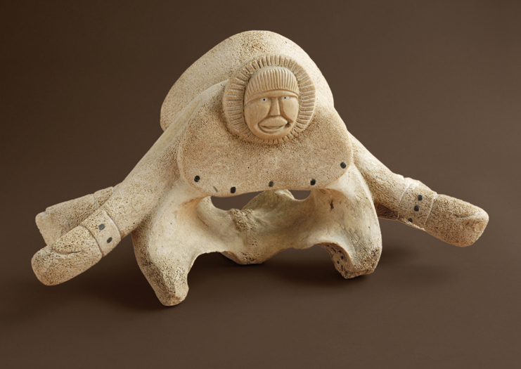 Whale Bone Fisherman Carving – Ilanka Cultural Center Gift Shop